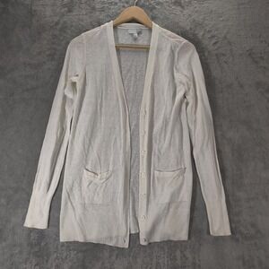 14th & Union Cardigan Women's‎ XS White Petite New With Tags With Small Stain